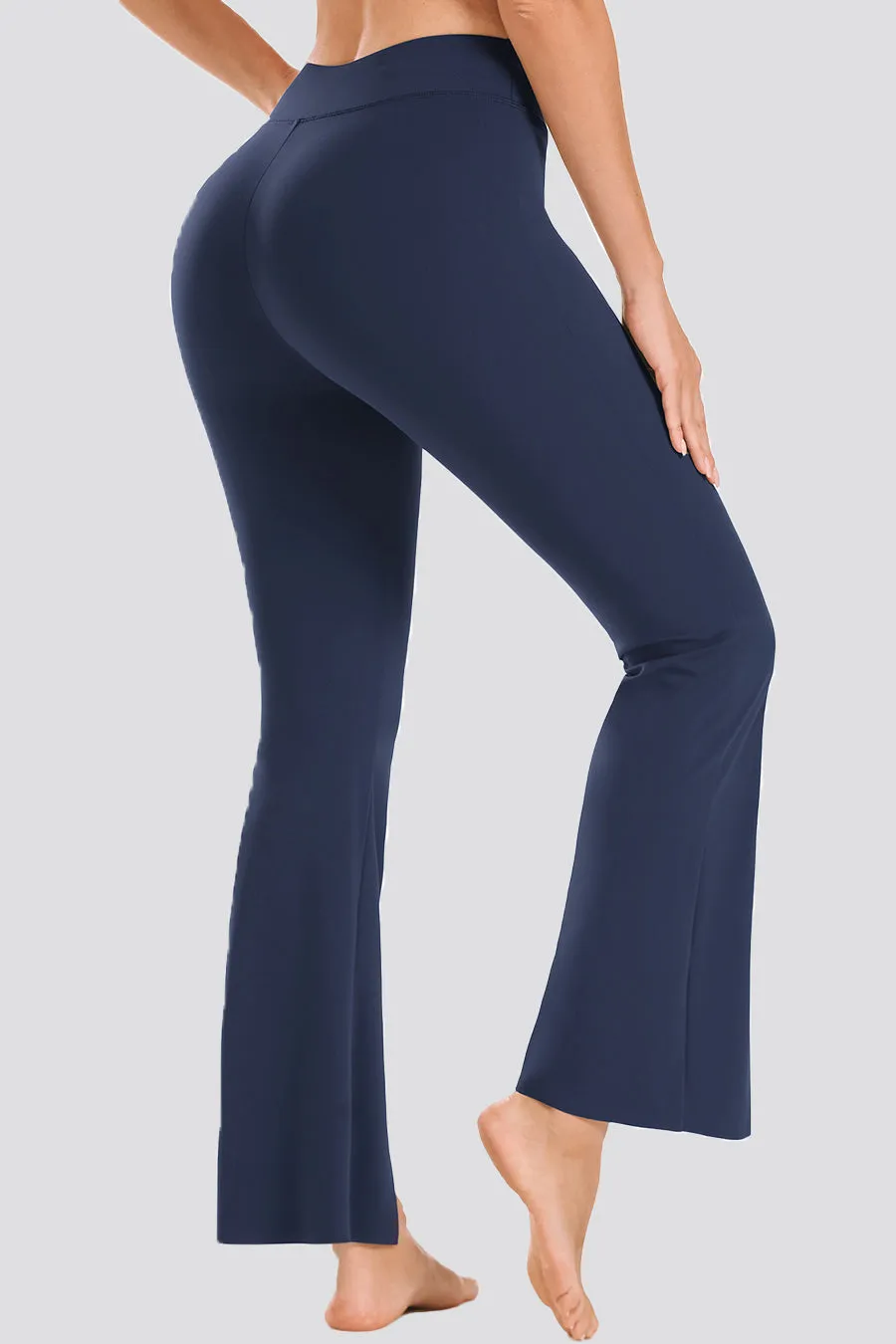 Women's Bootcut Yoga Pants Split Hem Flare